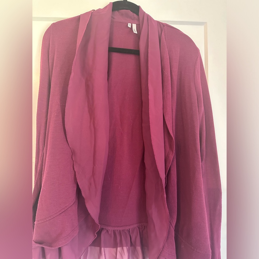 Beautiful burgundy sweater!